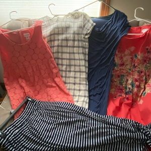 Woman's Maternity Dresses and Full Length Skirt Lot Size Medium